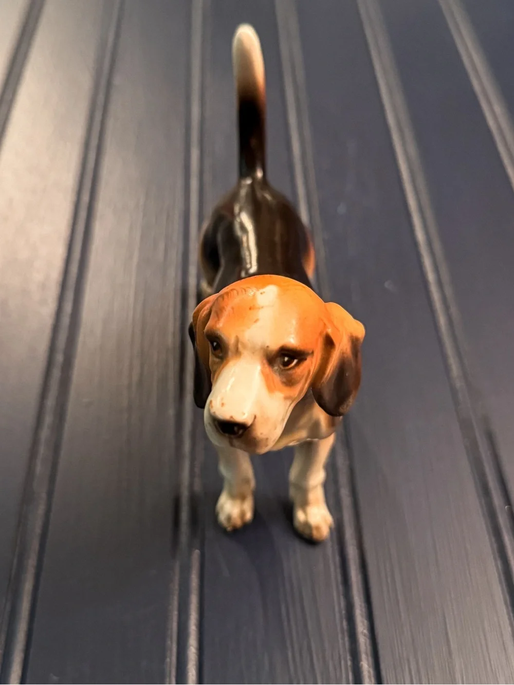 Vintage Lefton Beagle Figurine — Hand-Painted H80521